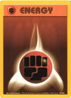 Fighting Energy 97/102 Base Set 1999 Pokémon Game Card WOTC