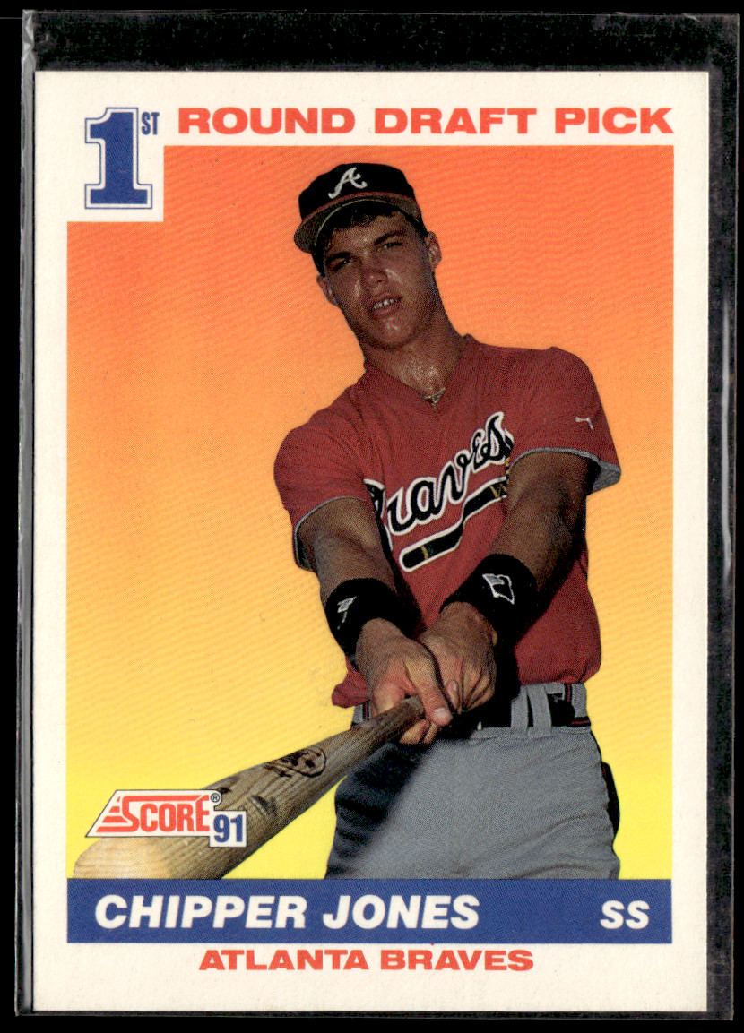 1991 Score #671 Chipper Jones HOF Rookie