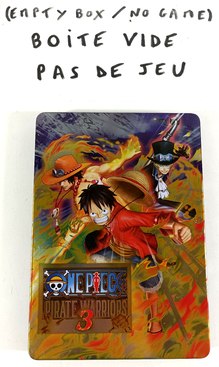 Boîte Steelbook Vide One Piece Pirate Warriors 3 Pour PS3 - Bon état, Pas De Jeu