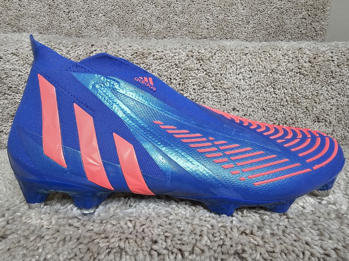 Adidas Predator Edge+ SG Soft Ground Soccer Cleat Boots Hi Blue