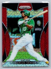 2019 Panini Prizm - Tier III Red Mojo Prizm #217 Marcus Semien /299