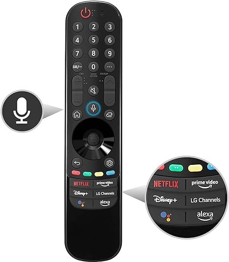 MR22GA LG Magic Remote for Nanocell ThinQ WebOS TV 2019-2025 with Voice&Pointer