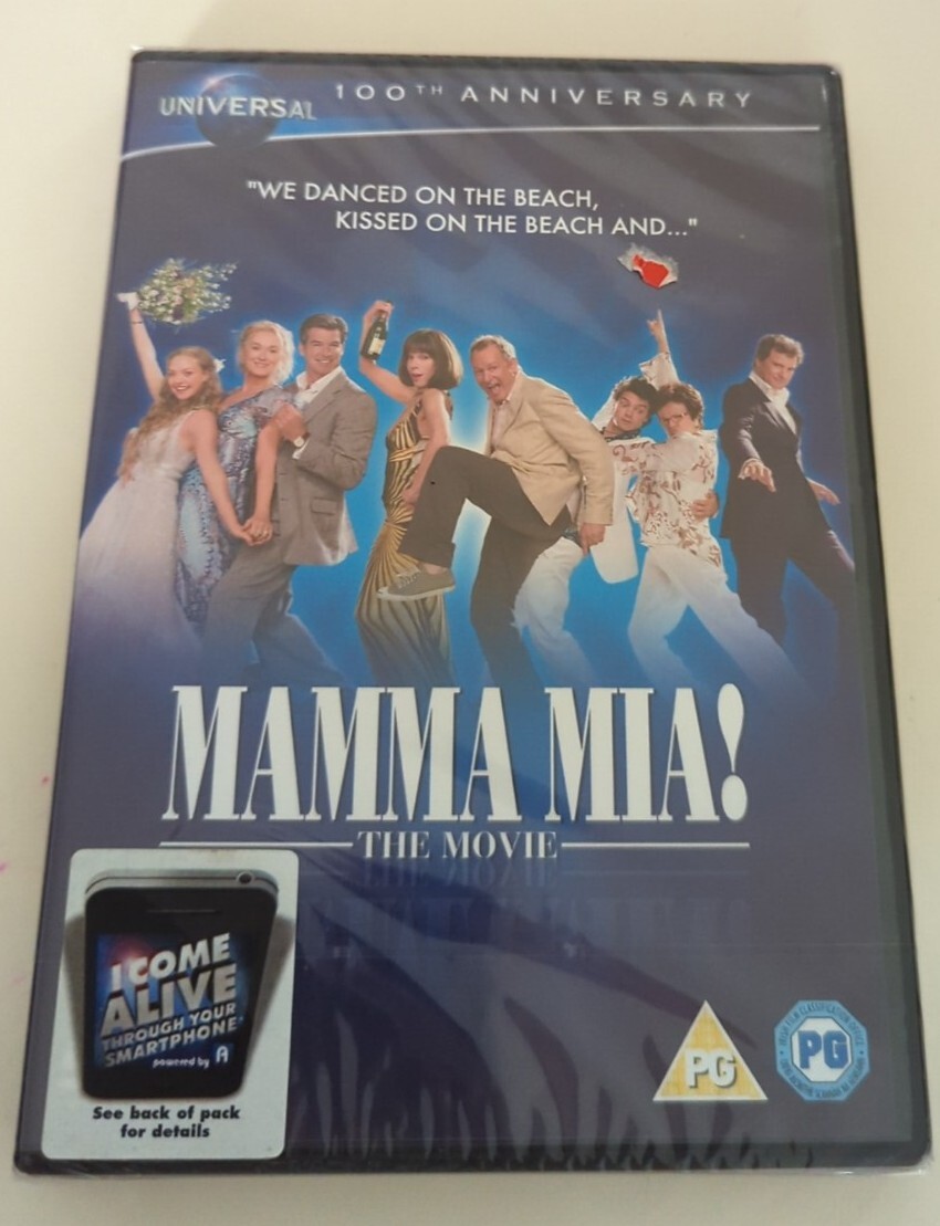 Mamma Mia! 100th Anniversary Edition (DVD, 2012) New & Sealed