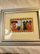 R. Keaney Rathbun silk screen print artist proof adpining lives 1999