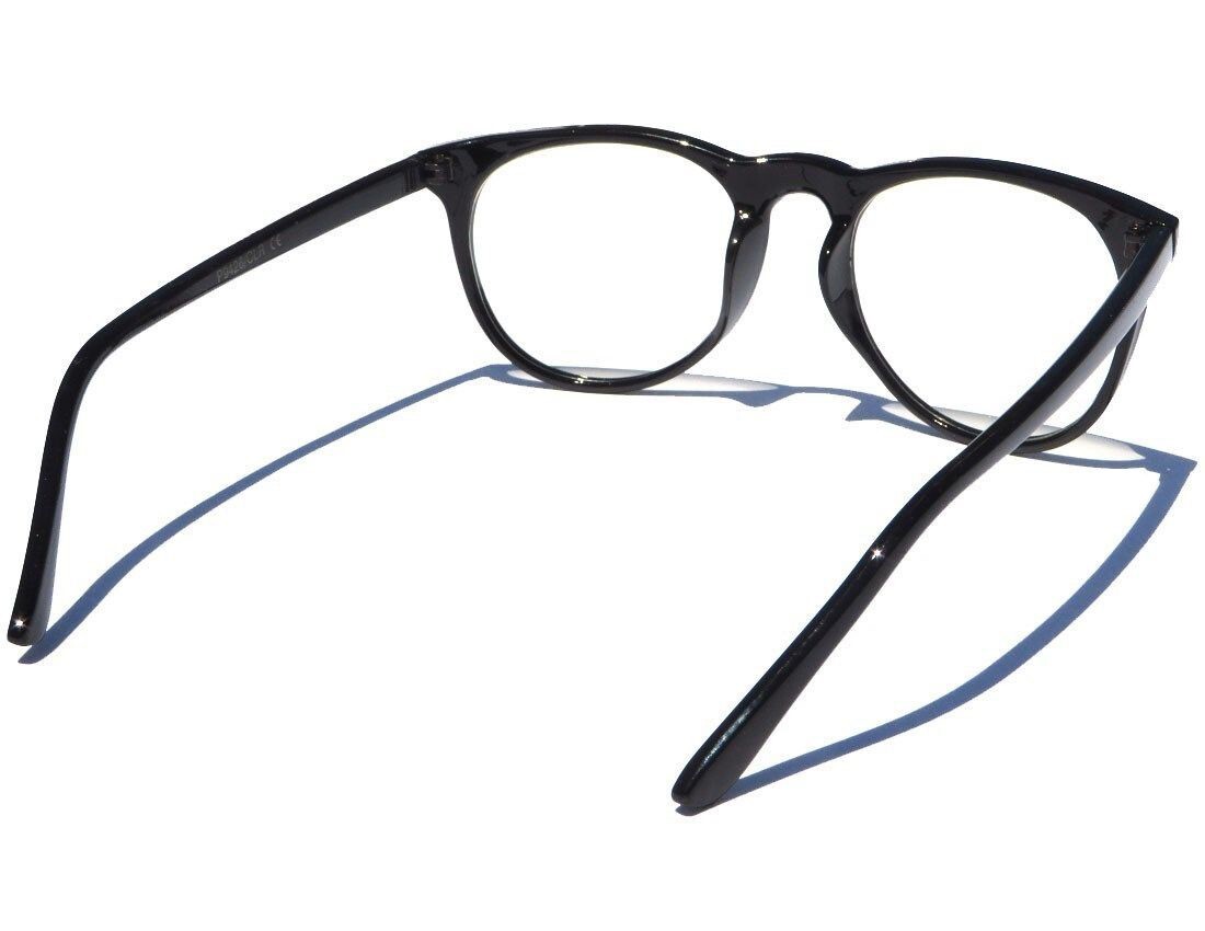 Clear Lens Fashion Glasses Retro Horn Rim Nerd Mens Womens Demi Brown Frame