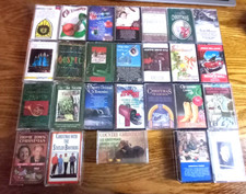 Christmas Music Cassette Lot of 26 Various Artists