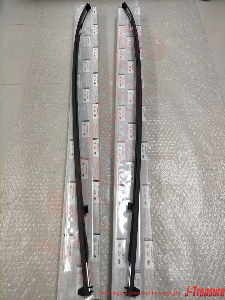 NISSAN 300ZX Z32 90-96 T-Top Genuine Front Windshield Side Molding RH LH Set OEM - Image 2 of 4