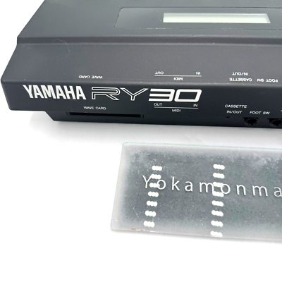 YAMAHA RY30 RHYTHM PROGRAMMER Drum Machine w/AC Adapter From Japan