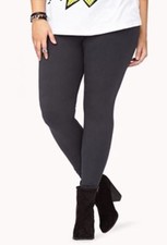 WOMEN'S COTTON SPANDEX ANKLE LENGTH LEGGINGS SLIM PANTS 32 COLORS PLUS 1X-5X USA