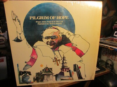 1979 HELEN HAYES Pilgrim Of Hope LP Pope John Paul ll In The US Shrink NM