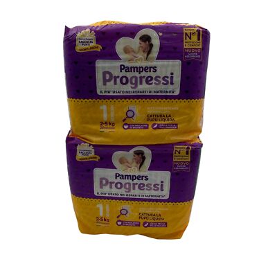 Pampers Progressi Windeln Junior Größe 1 (2-5 kg) Angebot 168 Windeln