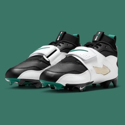 Nike Diamond Turf 93 TD Black/White/Mystic Green (EMERALDS) SIZE: 10.0 DS