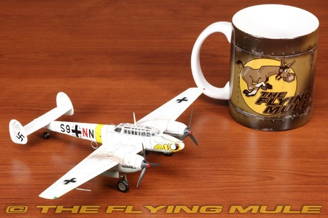 Hobby Master 1:72 Bf 110E Luftwaffe 5./ZG 1 Herbert Kutscha S9+NN - Image 4 of 4