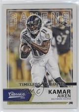 2016 Panini Classics Timeless Tributes Silver 4/25 Kamar Aiken #22 1u6