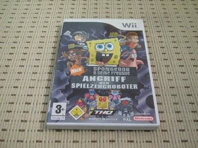 Spongebob Angriff Der Spielzeugroboter für Nintendo Wii und Wii U *OVP*
