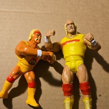WWF HASBRO Hulk Hogan Action Figures 2 FIGS RARE FOR PRICE OF ONE WWE 