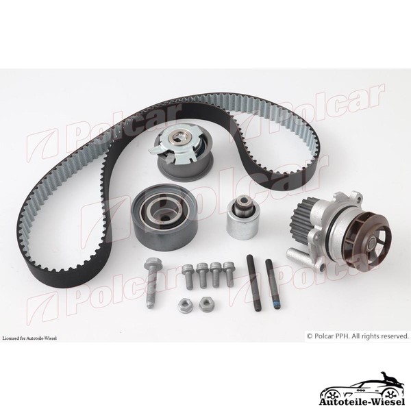 Wasserpumpe Zahnriemensatz 141 ZäHnez. 1343Mm FüR Audi Skoda VW Chrysler 07-17-image
