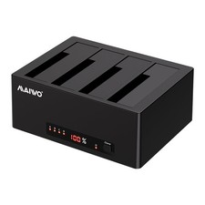 4 Bay Hard Drive Docking Station Cloner for 2.5 3.5 Inch SATA HDD SSD, USB 3....