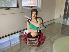 NEW TOMB RAIDER MINI-BUST BY VARNER STUDIOS, LARA CROFT, EIDOS 2664/4500