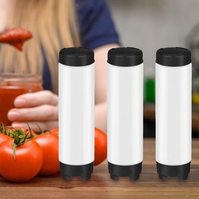 3 Stück Doppelkopf Squeeze Gewürzflaschen Gewürzspender Squeeze Sauce