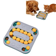 Cat Puzzle Toy for Indoor Cats Interactive Treat Dispenser Slow Feeder fo...