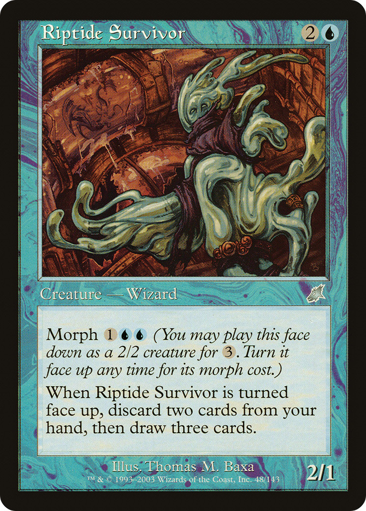 Riptide Survivor #48 (LP) Scourge SCG Magic MTG