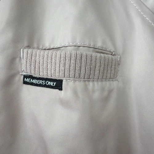 Members Only Iconic Racer Jacket Blush Pink Men's Medium bomber streetwear image 2