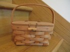 Longaberger Kiddie Purse Basket Set Classic '95 Holly liner *shipping included!* — photo 1
