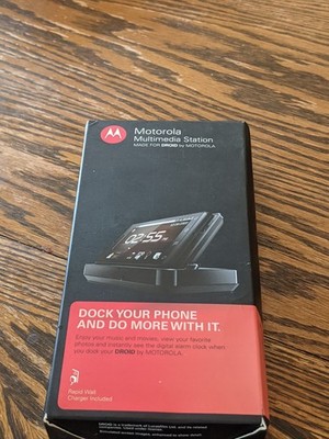 Motorola SJHN0198A Multimedia Docking Station Cradle for Droid A855 Milestone