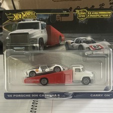 Hot Wheels Car Culture Team Transport 1:64 1966 Porsche 906 Carrera 6 Carry On