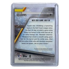 TOPPS MLB BOWMAN'S BEST AUSTIN MEADOWS PITTSBURGH PIRATES /50 #B18 -AM  341819