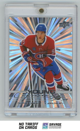 2025-26 Upper Deck Young Guns Outburst Ivan Demidov #205 Montreal Canadiens