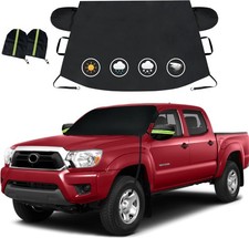 Car Windshield Cover for Ice and Snow,600D Frost Removal XL 74 x 43 Inches