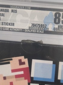 POP 1 Super Mario Bros. Gloss Sticker VGA 85 1st Print Nintendo NES Not PSA WATA