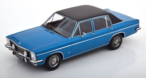 Norev 183686 Opel Diplomat V8 1969 blau metallic / matt schwarz 1:18 Modellauto
