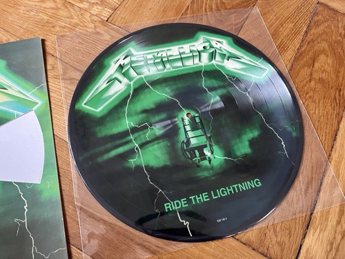 Metallica Ride Lightning Green Picture Vinyl Heavy Thrash Metal Slayer Motörhead - Bild 2 von 5