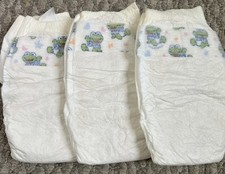Vintage 80s 90s Muppet Babies Kermit The Frog Baby Diapers Lot Of 3 Jim Henson