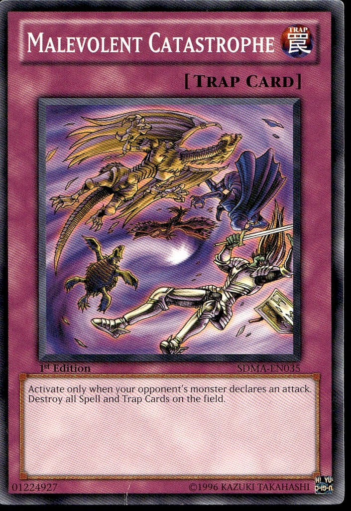 Malevolent Catastrophe - SDMA-EN035 - 1st Edition - YuGiOh
