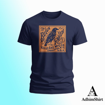 BLACK RAVEN Kelly Axe Mfg Co Charleston Logo FUNNY T-SHIRT S-5XL USA many colors