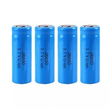 26650 Battery 3.7V Li-ion Rechargeable Cell Charger For Flashlight Lot