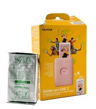 Fujifilm Instax Mini Link 2 Smartphone Printer Bundle Plus 10 Films Damaged Box