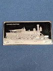 1866 Consolidation Locomotive Franklin Mint 60g Sterling Silver Ingot