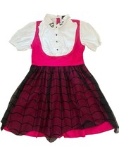 Monster High Draculaura Girls Size XL Dress Hot Topic Pink Costume NEW NWT