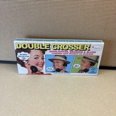 New Double Crosser Face Palette by the Balm for Women - 0.29 oz Makeup