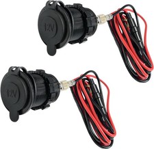 2pcs 12v Car Cigarette Lighter Socket Waterproof Plug Cigarette L Color 2pcs 2pcs 12v Car Cigarette Lighter Socket Waterproof Plug Cigarette L Color 2pcs