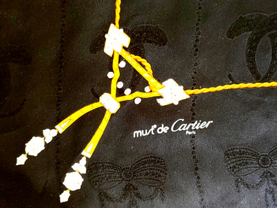 Seidentuch von Cartier Le Must Vintage