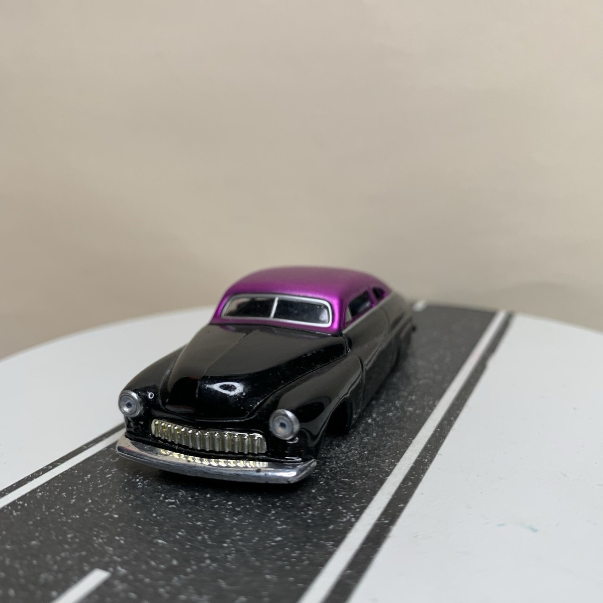 M2 Machines 1949 Mercury Merc Coupe Lead Sled Black/Purple Two