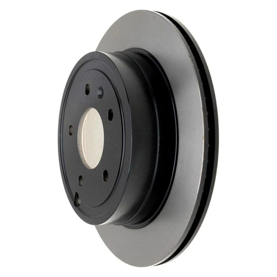 Original ACDelco para Saturn Vue 2008-2010 freno de disco rotor trasero negro sombrero ventilado Foto 3 de 4
