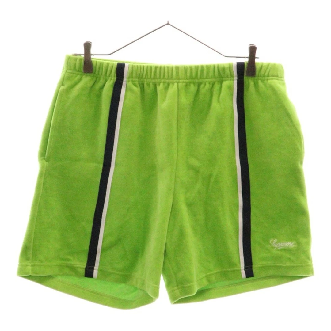 Short SUPREME 18SS velours échauffement ligne courte vert occasion 096bf2bdff39576bc6f8dc0