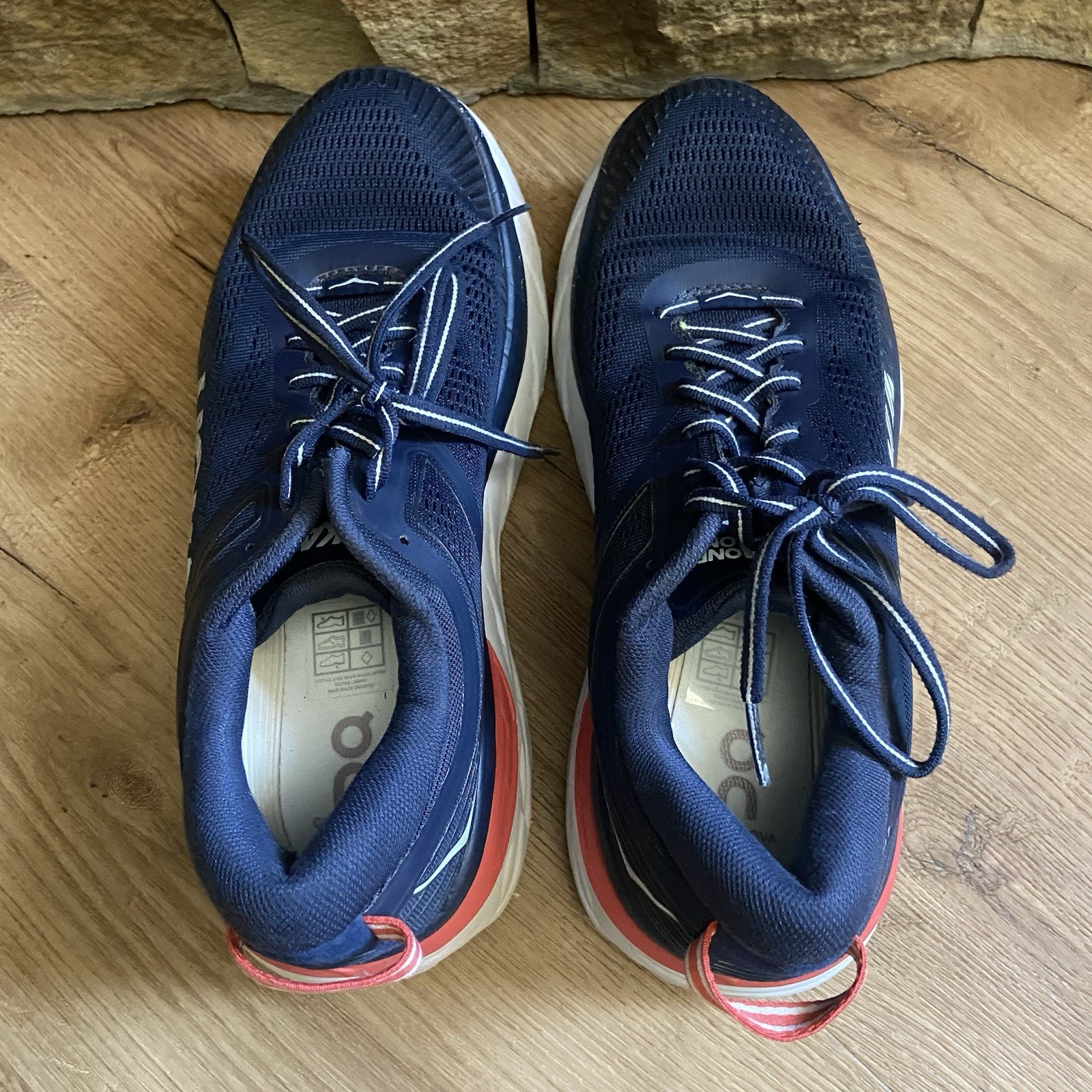 Hoka One W Bondi 7 Women's Size 9.5 Running Athletic Shoes Blue 1110519 Bibbl thumbnail 3